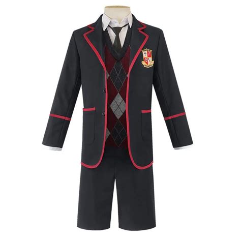 The Umbrella Academy Cosplay Costume School Uniform Sweater Dresses ...