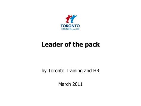 Leader of the pack March 2011 | PPT