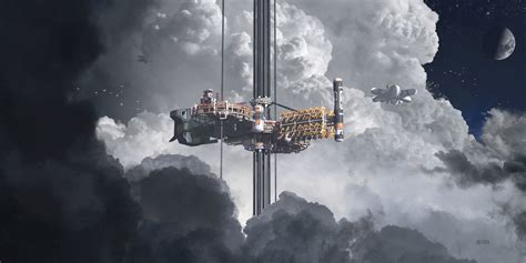 ArtStation - Titanfall 2 Space Elevator Concept, Danny Gardner ...