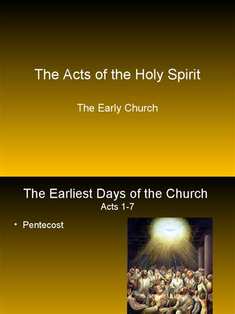 Acts of The Holy Spirit | PDF | Acts Of The Apostles | Paul The Apostle