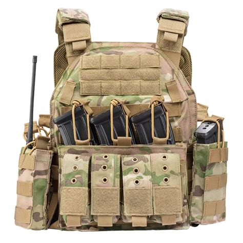 YAKEDA 1000D Nylon Plate Carrier Tactical Vest Outdoor Hunting ...