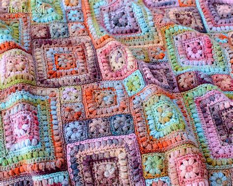 Crochet PATTERN Square Scramble Crochet Blanket Pattern - Etsy Australia