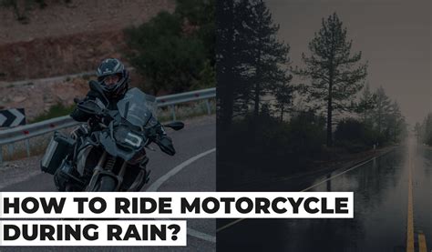 How To Ride Motorcycle In Rain - 5 Useful Riding Tips | Bike Squadron