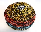 Pouf Crochet Medium T Shirt Yarn Gray by gloandmo on Etsy