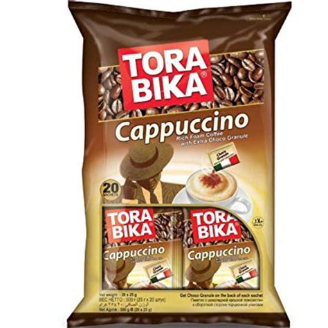 ToraBika Cappuccino, 20x 25g - DealzDXB