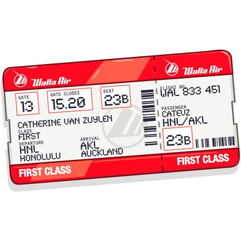 Plane Ticket Png - Free Logo Image