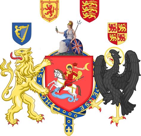 Coat of arms design for the possible British Republic. : r/heraldry