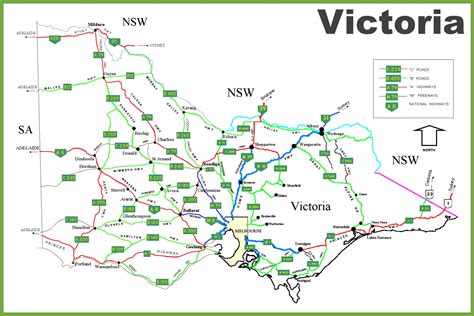 Victoria road map - Ontheworldmap.com