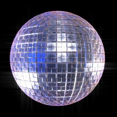 disco glitter ball 3d model