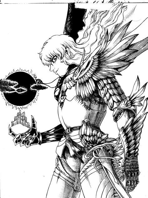 Griffith Berserk Drawing