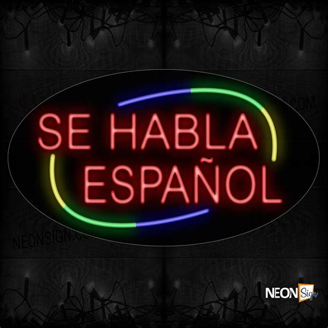 Se Habla Espanol Salon Neon Signs | NeonSign.com