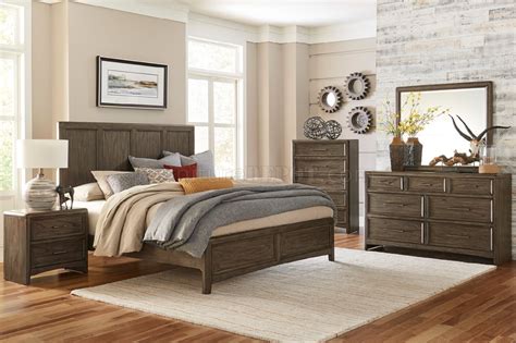 Seldovia 5Pc Bedroom Set 1619 in Brown Gray by Homelegance