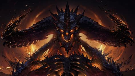 Diablo III HD Wallpaper - Fiery Demon Lord