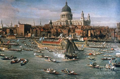 Canaletto: Thames, 18th C Photograph by Granger