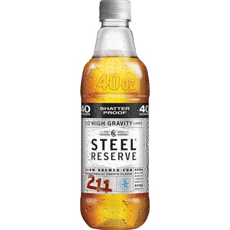 Steel Reserve High Gravity Lager Beer, 12 Pack, 42 fl. oz. Plastic ...