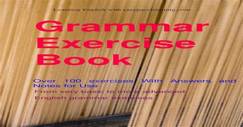 Grammar Exercise Book - grammar exercises Grammar Exercise Book Over ...