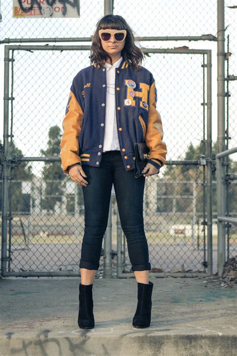 How to Look Stylish in a Varsity Jacket | StyleCaster