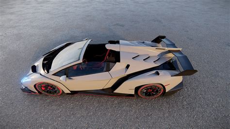 Lamborghini Veneno Roadster - 3D Model by AlphaGroup