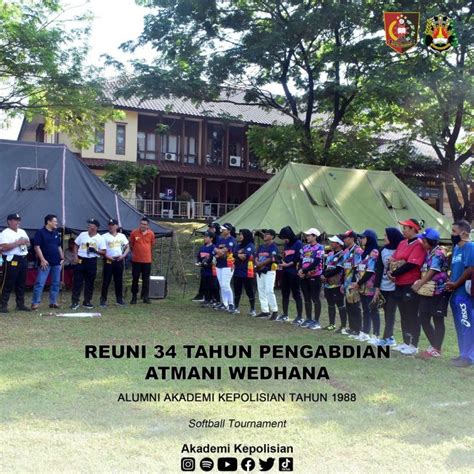 REUNI 34 TAHUN PENGABDIAN ATMANI WEDHANA – Akademi Kepolisian