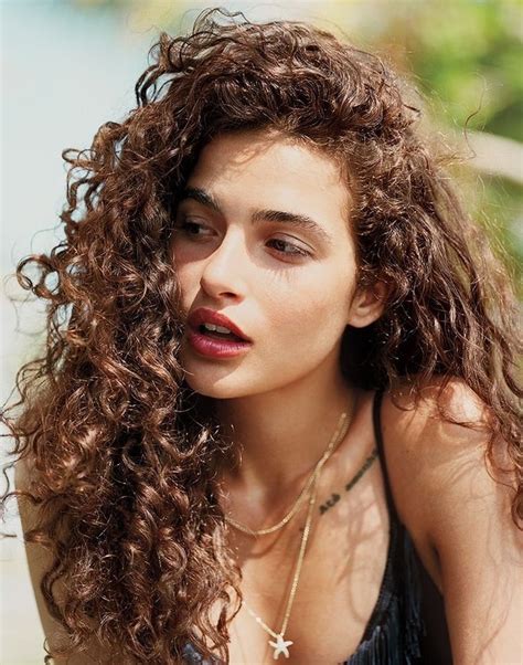 Chiara Scelsi | Curly hair model, Curly hair styles naturally, Long ...