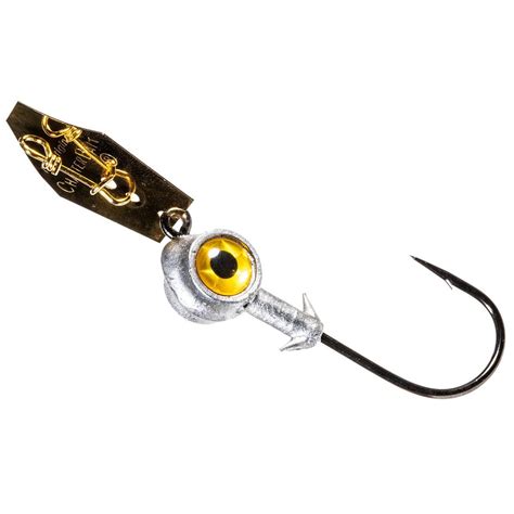 Z Man Eye Strike ChatterBait Bladed Swimbait Jig Head - Gold 3/8oz 4/0 ...