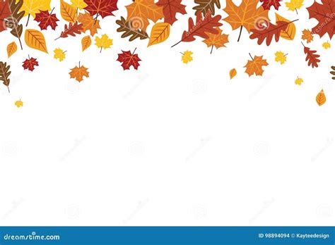 Fall Leaf Clip Art Border