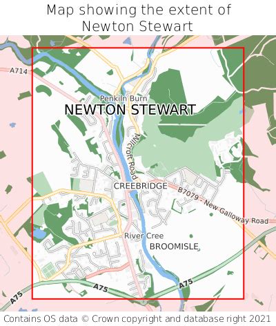 Where is Newton Stewart? Newton Stewart on a map