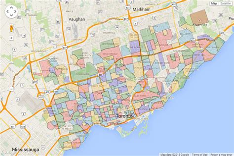 Printable Map Of Toronto