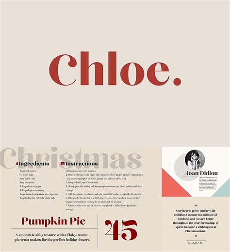 Chloe Regular Font | Free download