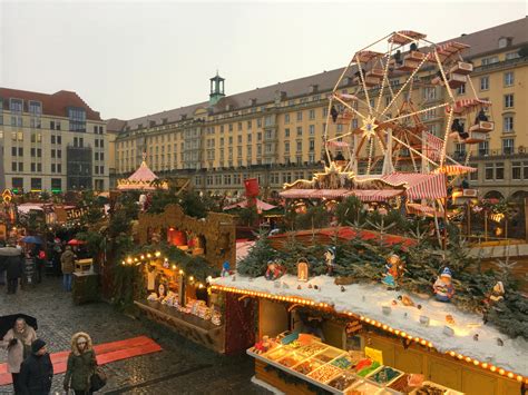 The Striezelmarkt one of the oldest christmas markets in Germany. # ...