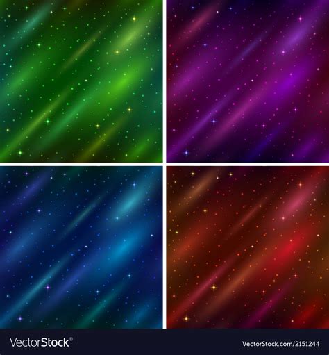 Set empty space seamless backgrounds Royalty Free Vector