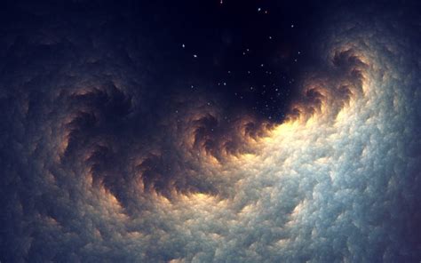 fractal, Abstract, Stars, Space, Digital art, Space art HD Wallpapers ...