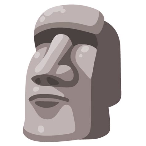 🗿 Moai on Google Noto Color Emoji 15.1