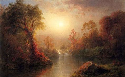 Autumn By Frederic Edwin Church Print or Oil Painting Reproduction from ...