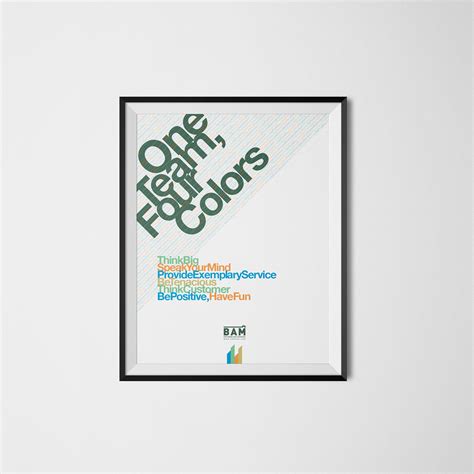 BAM- Corporate Values Poster on Behance