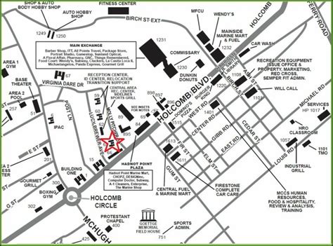 Camp Lejeune Base Map With Building Numbers Map : Resume Examples