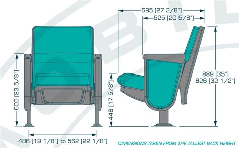 15++ Auditorium seating size