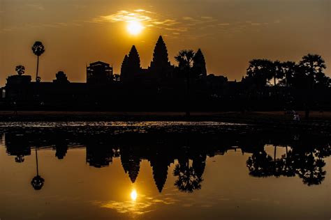 Sunrise over Angkor Wat. 5740503 Stock Photo at Vecteezy