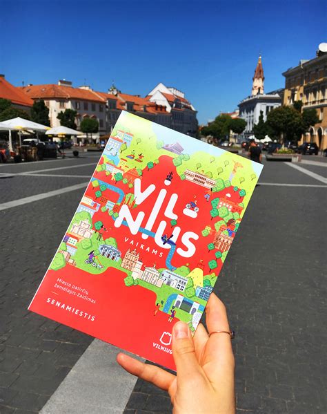 Illustrated map of Vilnius old town on Behance