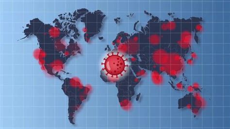 Coronavirus World Map Animation Covid19 Global Stock Footage Video (100 ...