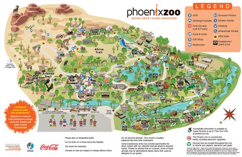 Zoo Map - Phoenix Zoo