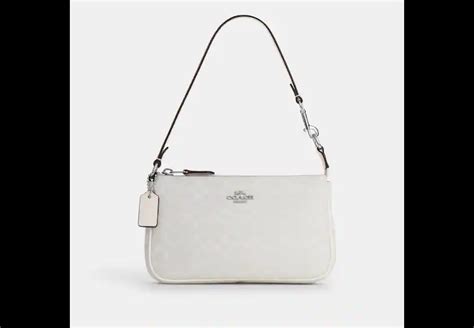 COACH® | Nolita 19 In Colorblock Signature Canvas