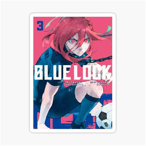 "manga cover 3 - blue lock" Sticker for Sale by BluePencilArt | Redbubble