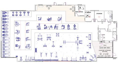 Gym Floor Plan With Dimensions - Image to u