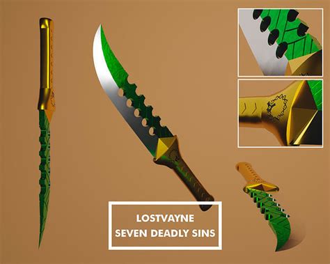 Lostvayne Meliodas Sword - Seven Deadly Sins 3D model 3D printable ...