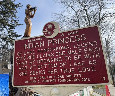 Carving of Lake Ronkonkoma Princess Legend Completed | LongIsland.com