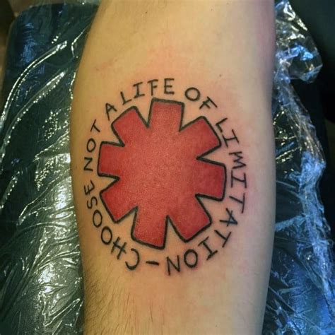 70 Red Hot Chili Peppers Tattoo Ideas For Men - Music Band Designs