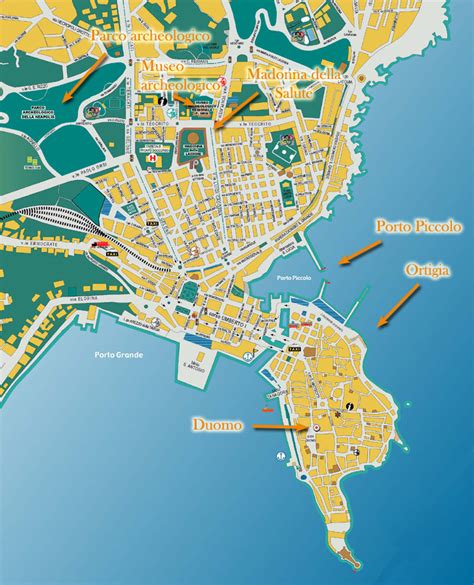 Sicile Tourisme Carte