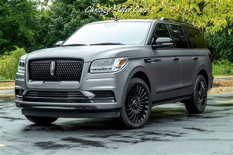 Used 2018 Lincoln Navigator Black Label Matte Black Wrap! Rear ...