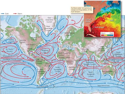 World Map Of Ocean Currents - United States Map